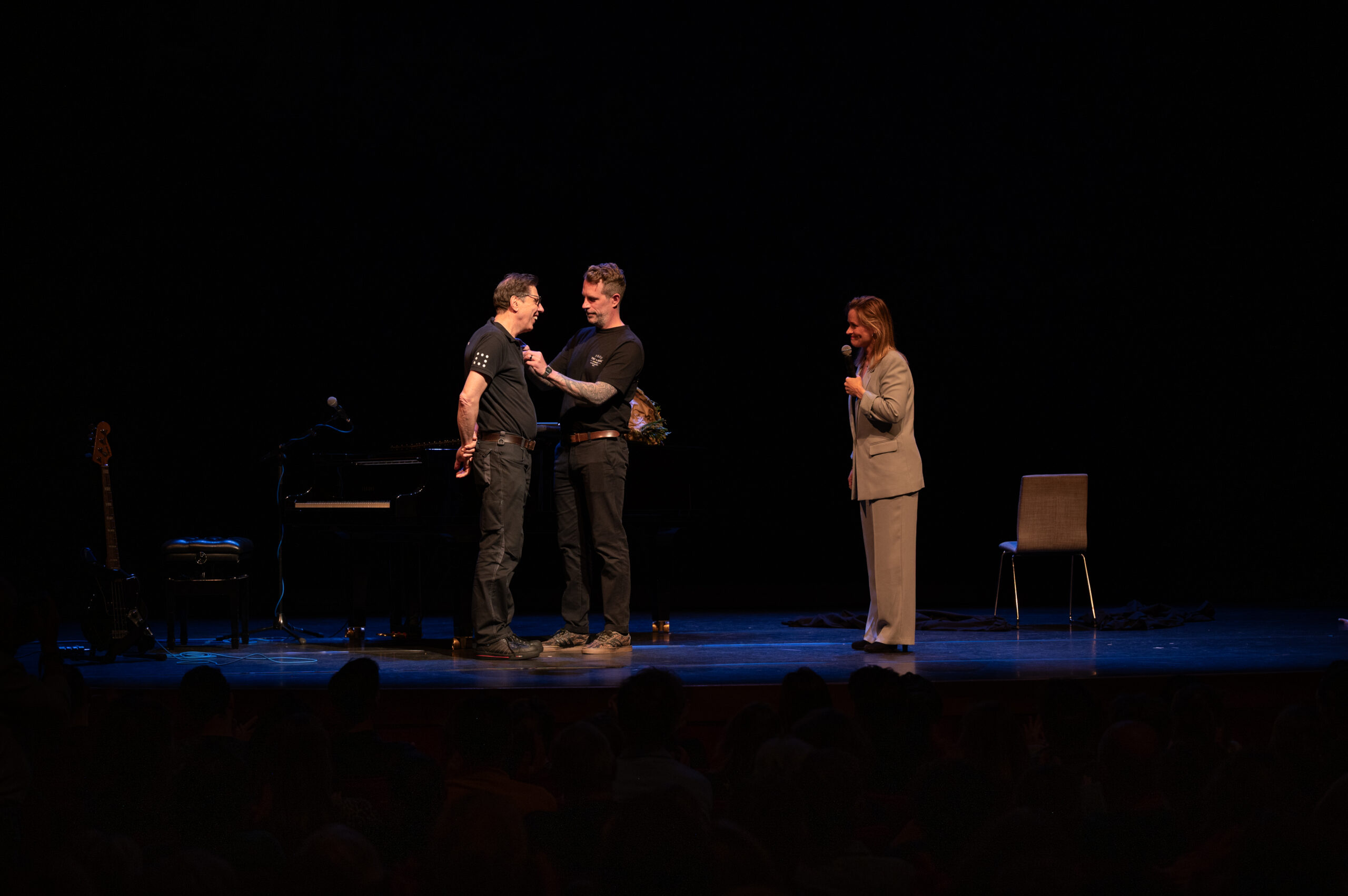 V.l.n.r. Jack van den Bercken, Arne van der Velde, Irene Pronk